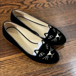 Charlotte Olympia kitty loafers